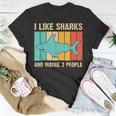 Funny Shark Design For Kids Men Women Animal Shark Stuff Unisex T-Shirt Funny Gifts