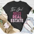 This Girl Sells Real Estate Realtor Real Estate Agent Broker T-shirt Personalized Gifts