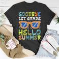 Goodbye 1St Grade Hello Summer Last Day Of School Boys Kids Unisex T-Shirt Unique Gifts