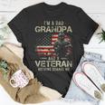 Grandpa For Men Fathers Day Im A Dad Grandpa Veteran Unisex T-Shirt Unique Gifts