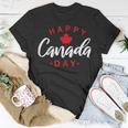 Happy Canada Day Funny Maple Leaf Canadian Flag Kids Unisex T-Shirt Funny Gifts