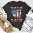 Im The Veteran And The Veterans Wife - Female Veterans Unisex T-Shirt Unique Gifts