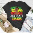 Juneteenth 1865 Independence Day Black Pride Black Women Unisex T-Shirt Unique Gifts