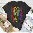 Kindness Equality Love Lgbtq Rainbow Flag Gay Pride Month Unisex T-Shirt Unique Gifts