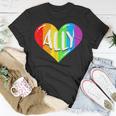 Lgbtq Ally For Gay Pride Men Women Children Unisex T-Shirt Unique Gifts