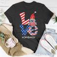 Love Caregiver Life Nurse Stethoscope Patriotic 4Th Of July Unisex T-Shirt Funny Gifts