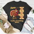 Lucky Bowling Here Turkey Strike 11 Shirt Unisex T-Shirt Funny Gifts