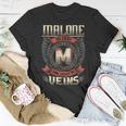 Malone Blood Run Through My Veins Name Unisex T-Shirt Funny Gifts