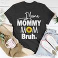 Mama Mommy Mom Bruh Sunflower Mommy And Me Boy Girl Mom Life T-shirt Personalized Gifts