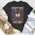 Mathis Blood Run Through My Veins Name V5 Unisex T-Shirt Funny Gifts