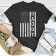 Mens Daddy American Flag Fathers Day Patriotic Usa 4Th Of July Unisex T-Shirt Unique Gifts