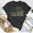 Mens Fathers Day Gift From Grandkids Dad Grandpa Great Grandpa Unisex T-Shirt Unique Gifts