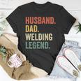 Mens Funny Welder Husband Dad Welding Legend Vintage Unisex T-Shirt Unique Gifts