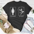 Mens My Wife Vs Your Wife Funny Husband Men Groom Present Sleeveless Top 269 Trending Shi Unisex T-Shirt Funny Gifts