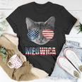 Meowica Funny Cat Patriotic Usa Shirt American Flag 544 Trending Shirt Unisex T-Shirt Funny Gifts