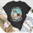 My Best Friend Is A Curious Beagle Gift For Women Men Kids Unisex T-Shirt Unique Gifts