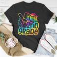 Peace Out 2Nd Grade Graduation Last Day Of School Tie Dye Unisex T-Shirt Unique Gifts