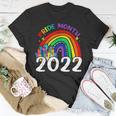 Pride Month 2022 Lgbt Rainbow Flag Gay Pride Ally Unisex T-Shirt Unique Gifts