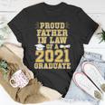 Proud Father In Law Of A 2021 Graduate School Graduation T-shirt Personalized Gifts