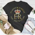 Queens Platinum Jubilee V2 Unisex T-Shirt Funny Gifts