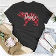 Red Buffalo Plaid Daddy Bear Matching Family Christmas Pj Unisex T-Shirt Unique Gifts