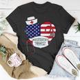 Respiratory Therapist Love America 4Th Of July For Nurse Dad Unisex T-Shirt Funny Gifts