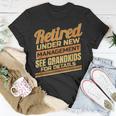 Retired Grandpa Grandma Funny Grandkids Farewell For Retiree Unisex T-Shirt Funny Gifts
