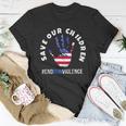 Save Our Children End Gun Violence American Flag Handprint Unisex T-Shirt Unique Gifts