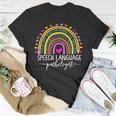 Speech Language Pathologist Rainbow Speech Therapy Gift Slp V2 Unisex T-Shirt Unique Gifts