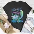 Stepdad Of The Birthday Mermaid Matching Family Unisex T-Shirt Funny Gifts
