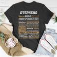 Stephens Name Stephens Born To Rule T-Shirt Funny Gifts