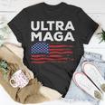 Ultra Maga Proud American Distressed Flag Patriotic Unisex T-Shirt Funny Gifts