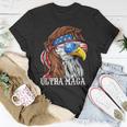 Ultra Maga Trump Sunglasses Eagle Head Usa Flag Bandana Unisex T-Shirt Funny Gifts