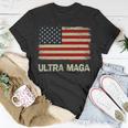 Ultra Maga United State Flag Unisex T-Shirt Funny Gifts