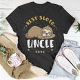 Uncle Best Sloth Uncle Ever T-Shirt Funny Gifts