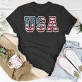 Usa Us Flag Patriotic 4Th Of July America V2 Unisex T-Shirt Unique Gifts