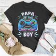 Video Game Birthday Party Papa Of The Birthday Boy Matching Unisex T-Shirt Unique Gifts