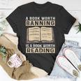 Vintage Censorship Book Reading Nerd I Read Banned Books Unisex T-Shirt Unique Gifts
