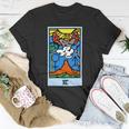 Wait Is This Pixel Art Tarot Yellow - Major Arcana The Lovers Design For Stickers And Unisex T-Shirt Funny Gifts