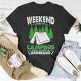 Weekend Forecast Camping With A Chance Of Drinking Funny Unisex T-Shirt Funny Gifts