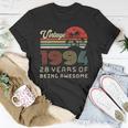 Womens 28 Years Old Birthday Vintage 1994 28Th Birthday Unisex T-Shirt Unique Gifts