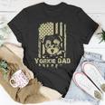 Yorkie Dad Cool Proud American Flag Fathers Day T-shirt Personalized Gifts