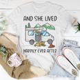 And She Lived Happily Ever After Unisex T-Shirt Funny Gifts