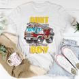 Aunt Of The Birthday Boy Matching Family Fireman Firetruck Unisex T-Shirt Unique Gifts