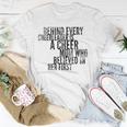 Behind Every Cheerleader - Mom That Believed - Proud Cheer Unisex T-Shirt Unique Gifts