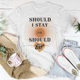 Best Seller Should I Stay Or Should Eggo Merchandise Unisex T-Shirt Funny Gifts