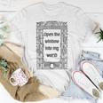 Black White Gothic Medieval Unisex T-Shirt Funny Gifts