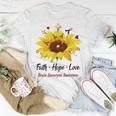 Brain Aneurysm Awareness Faith Hope Love Unisex T-Shirt Funny Gifts