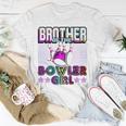 Brother Of The Bowler Girl Matching Family Bowling Birthday Unisex T-Shirt Unique Gifts