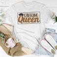 Caffeine Queen Graphic Shirt Design Unisex T-Shirt Funny Gifts